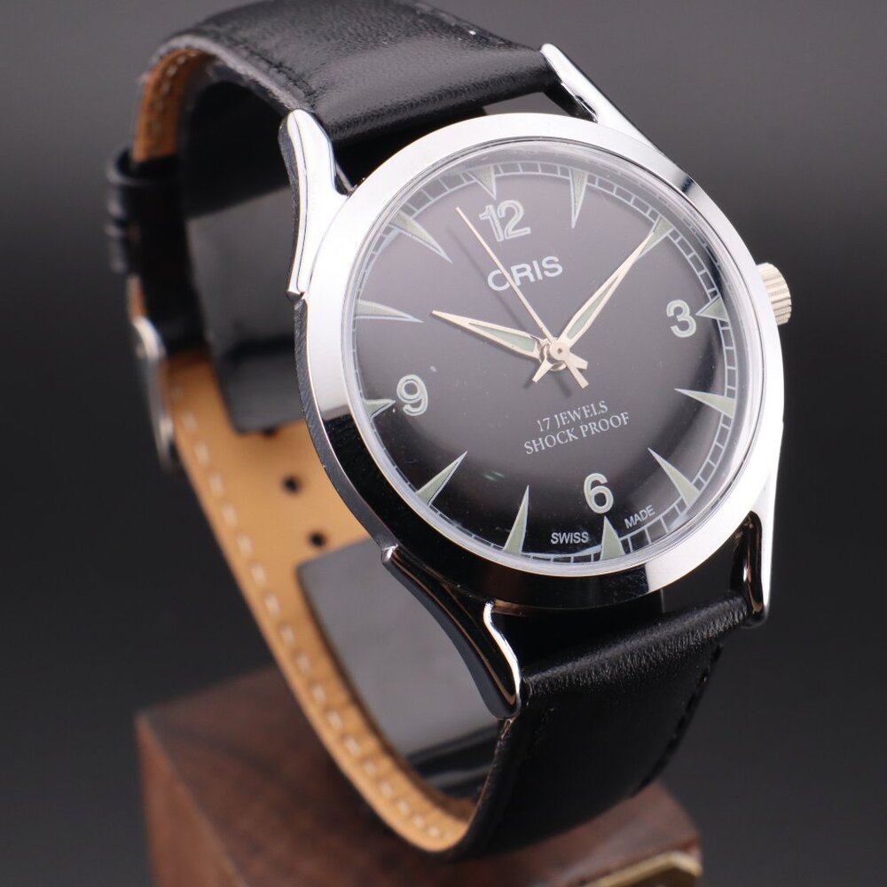 Oris Vintage Swiss 17 Jewels Hand-Wound Mechanical Men's Watch - FREE SHIPPING